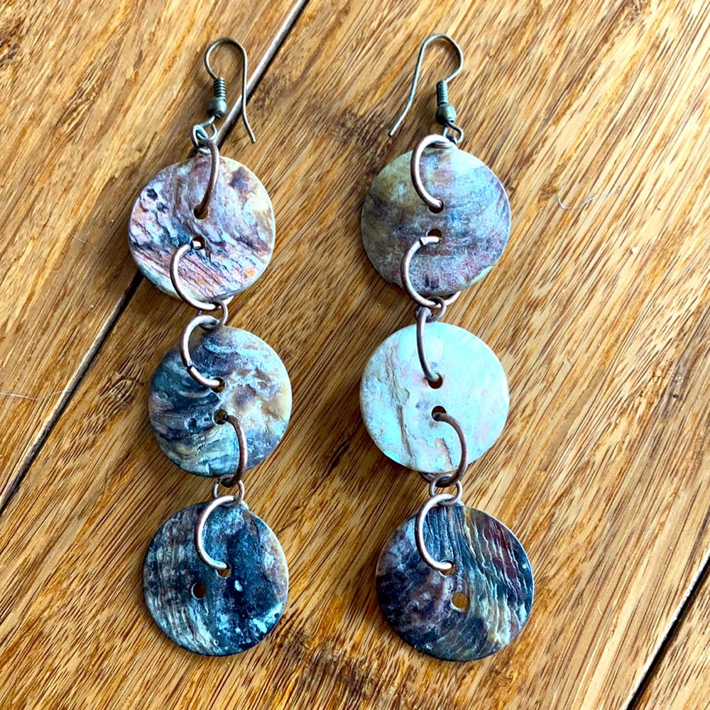 Gorgeous Paua Shell Earrings